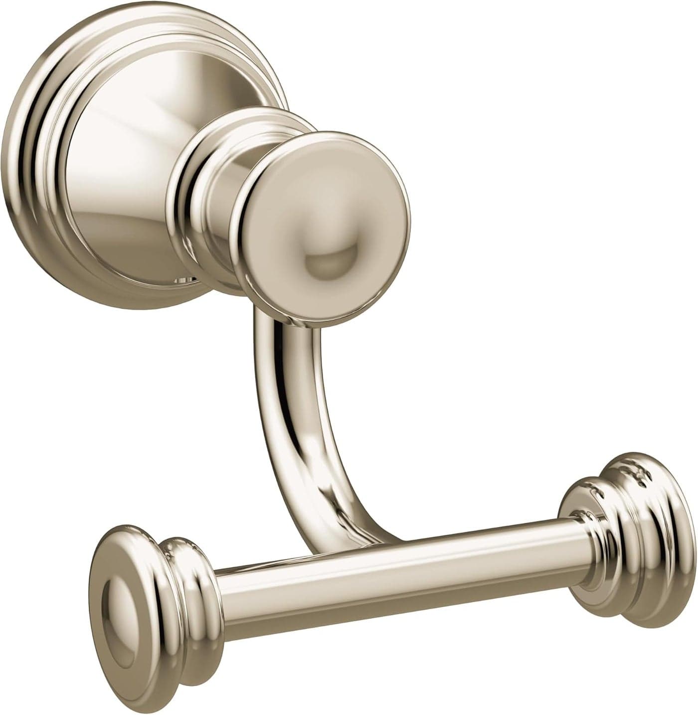 Moen YB6403NL Belfield Double Robe Hook Polished Nickel