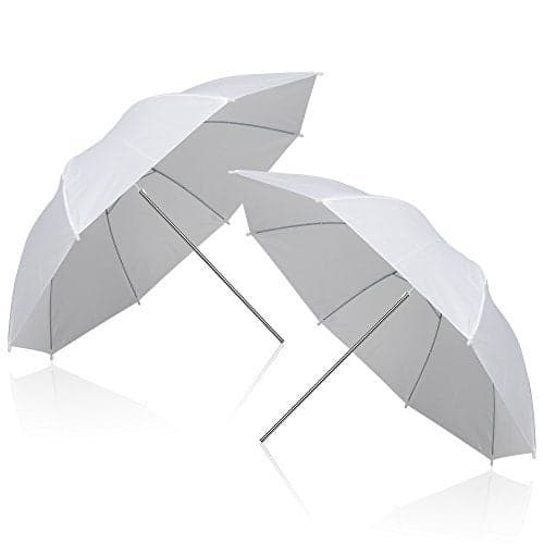 EMART 2 Pack 33inch Professional Photography Photo Video Studio Lighting Flash Translucent White Soft Umbrella