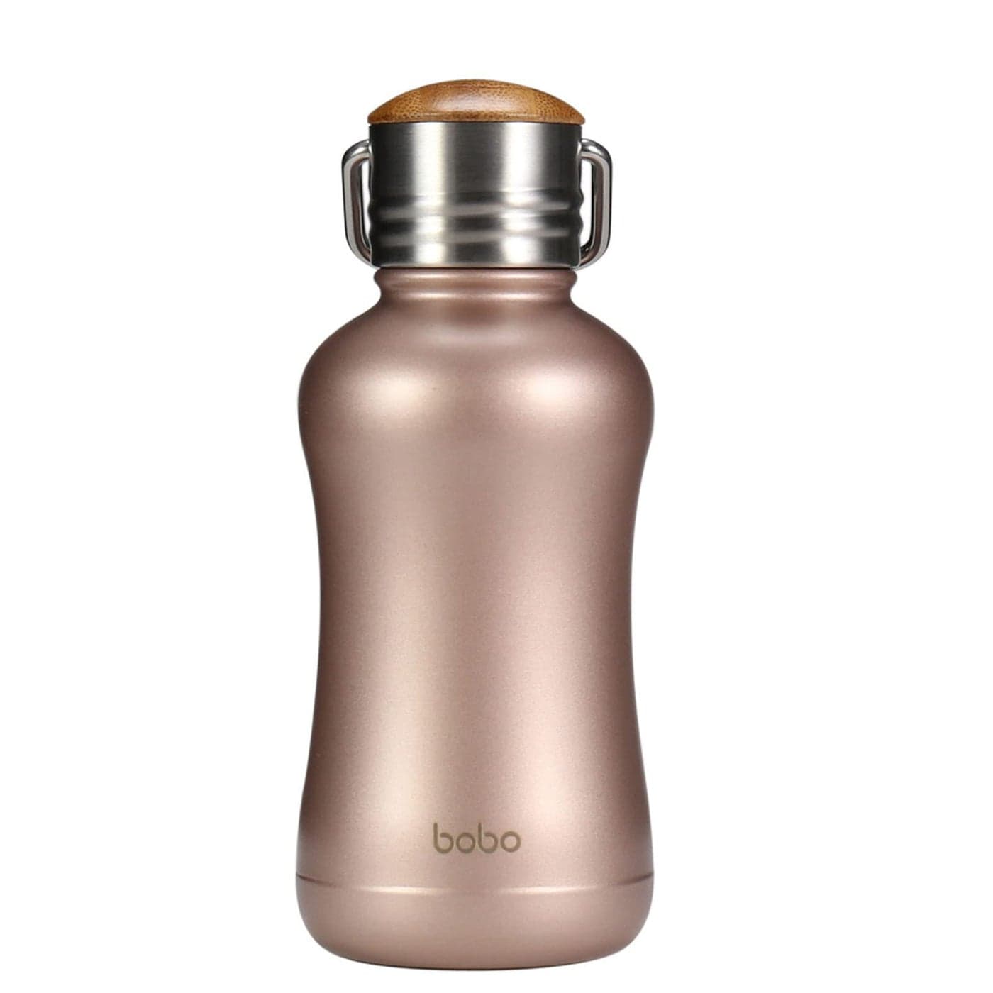 YOHKOH Mini Insulated Water Bottle With Bamboo Lid 88oz Small Vacuum Insulated Water Bottle for Women Kids 12 Hrs Hot 24 Hrs Cold Stainless Steel Thermos LeakProof BPAFree 88ozGold