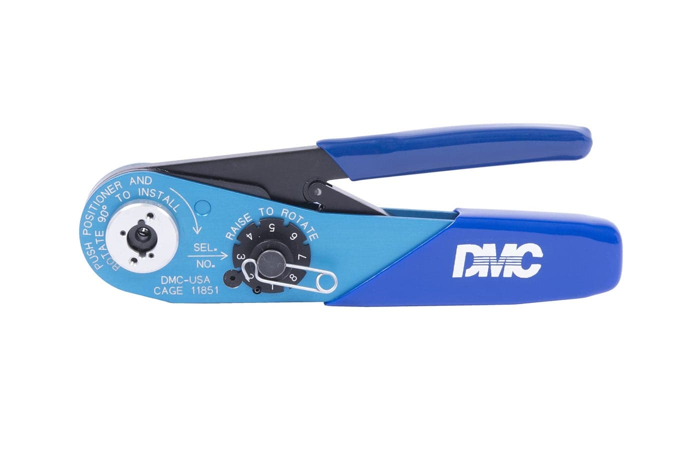 DMC AFM8 Crimp Tool 8 Indent Crimp Qualified to M22520201 Wire Range 3220 AWG