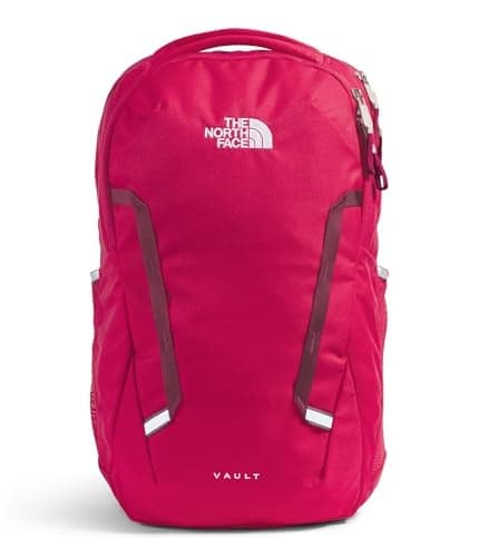 THE NORTH FACE Women's Vault Everyday Laptop Backpack | Commuter Travel Bag with Water-Repellent Finish, Spacious Main Compartment, Lali Guran/Rhododendron, One Size