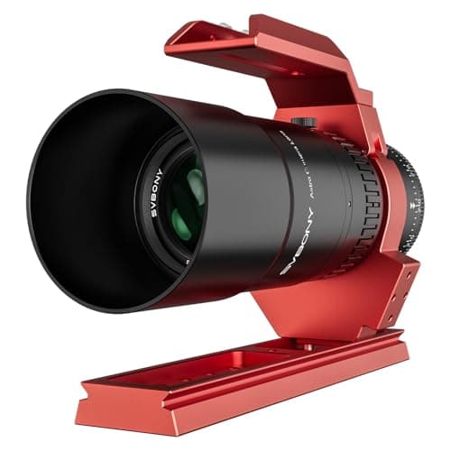 SVBONY SV545 Telescope Petzval Lens APO, F4.5, 203mm Focal Length, Built in Field Flattener, Professional Refractor Telescope Supports EAF(not Included), M48 Thread for Full Frame Astrophotography
