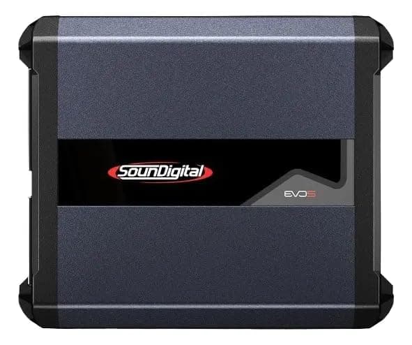 SounDigital Car Full Range Amplifier 120011200 Watts RMS 1 Ohm 1 Channel High Efficiency High Power Amp EVO5