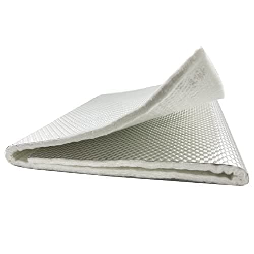 KRD PERFORMANCE Reduce Radiant Heat Heatshield Aluminum Armor 12 Thick x 1 Wide x 3 Long Exhaust Pipe Heat Shield Silver 127mm Thick x 1 Foot Wide x 3 feet Length