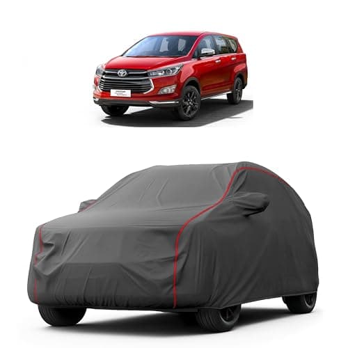 MADAFIYA Heavy-Duty Car Cover for Compatible with Toyota Innova Crysta (2016 to 2025 All Models) Deluxe Car Protection Cover – Waterproof & UV-Resistant All-Season Exterior Protection