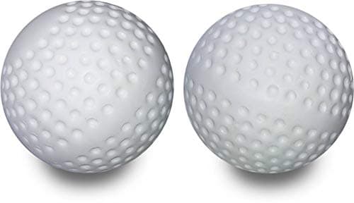SPRIDE Solid Plastic Turf Hockey Ball - White, Pack of 2