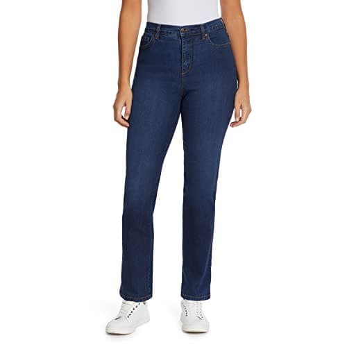 Gloria Vanderbilt womens Amanda Classic High Rise Tapered Jeans, Scottsdale Wash, 8P Short
