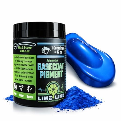 LiME LiNE Base Coat Maker Pigment Powder Automotive Grade Basecoat Metallic Blue Pearl