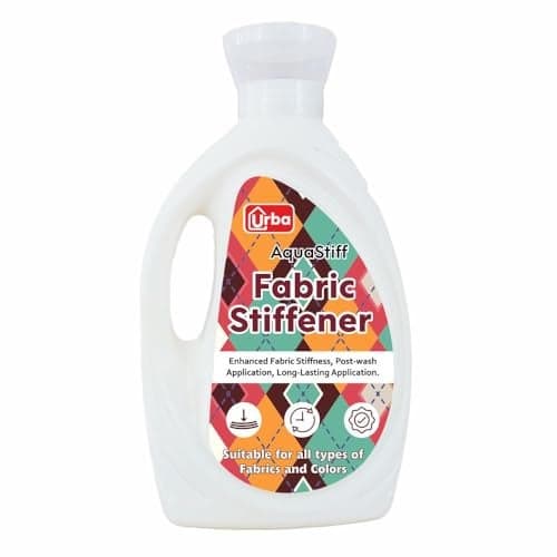 Urba AquaStiff Fabric Stiffener 1000 ml| Fabric Enhancer Post Wash - Floral Fusion | 1kg | Keeps Your Clothes Crisp & Shine | Cling Free | Long-stay Fragrance