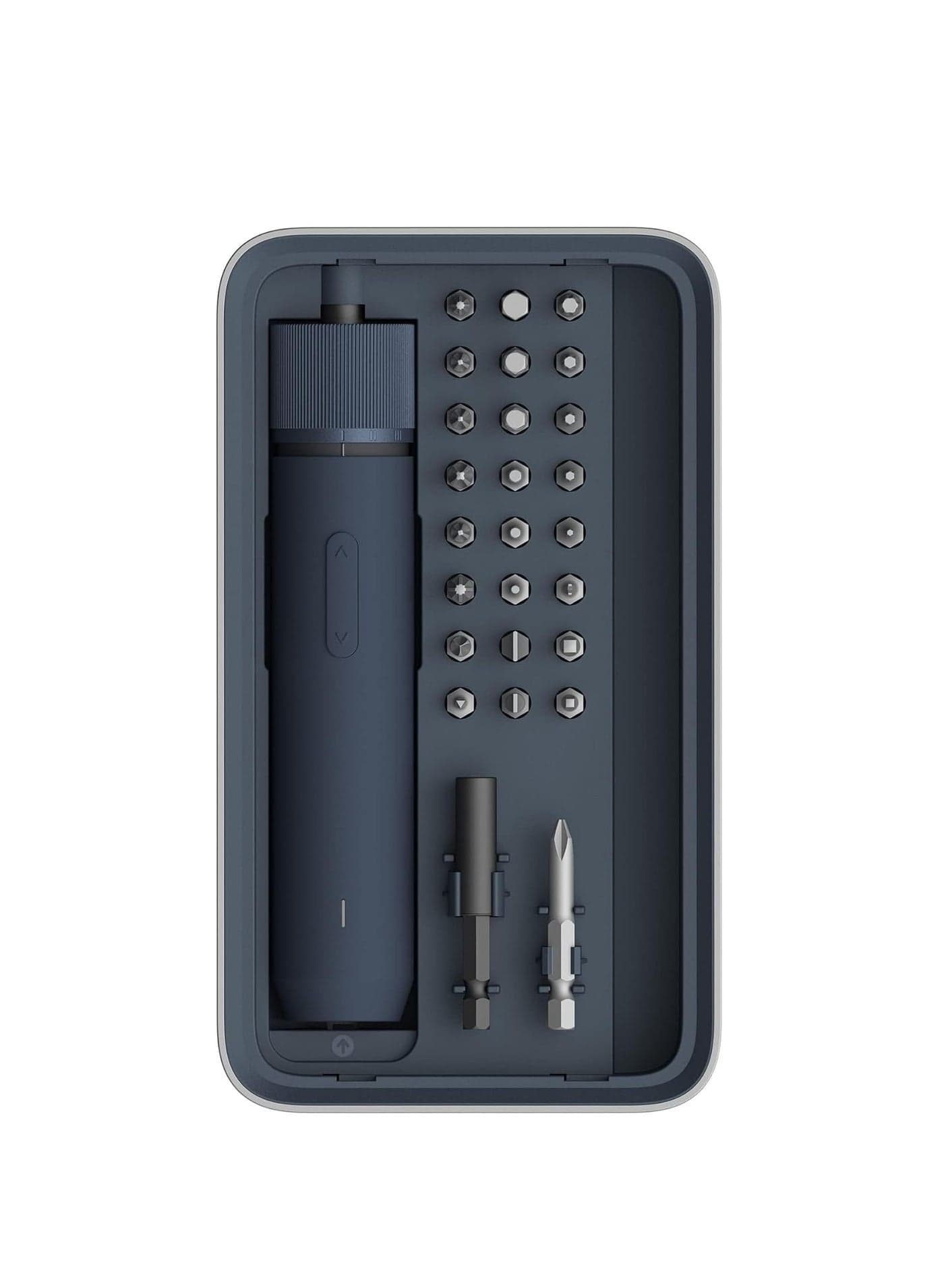 Electric Screwdriver Kit 3.6V Cordless Screwdriver Set Upgraded Capacity Magnetic Case Lid Mechanical Knob 25 S2-Steel Bits Screwdriver Bit Sets Mini Screwdriver Set with Portable Case