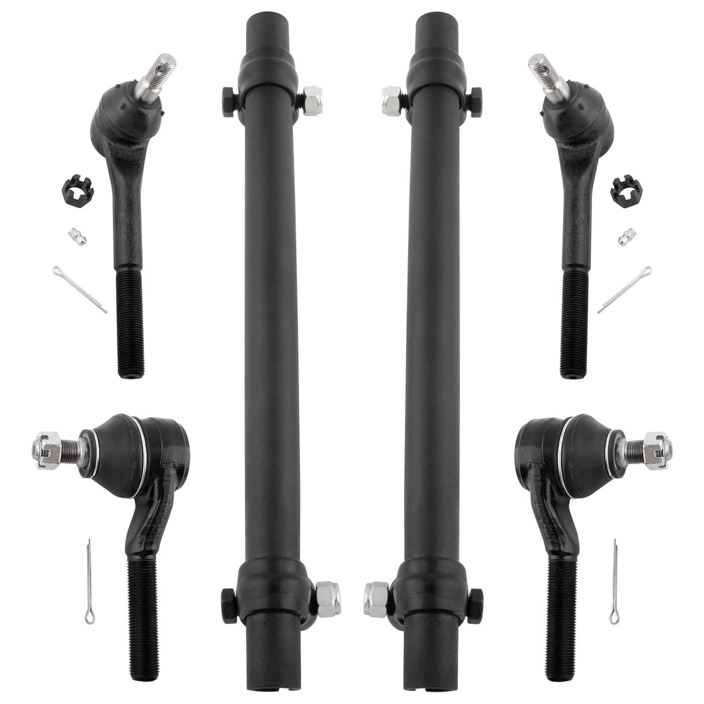 BOXI 6pcs Front Inner and Outer Tie Rod Ends with Adjusting Sleeves for Ford Crown Victoria 19952002 for Lincoln Town Car 19952002 for Mercury Grand Marquis 19952002 ES3494 ES3495 ES3311
