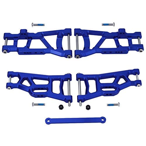 Hobbypark Aluminum Front Rear Suspension AArms SetTie Bar for 110 Traxxas Slash 2WD RC Car Upgrade Parts Hop Ups Replacement of 2555 3631 2532