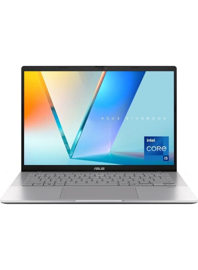 Vivobook S14 (2025) Laptop – 13th Gen / Intel Core i5-13420H / 14inch WUXGA / 512GB SSD / 16GB RAM / Shared Intel UHD Graphics / Windows 11 Home English/Arabic Silver