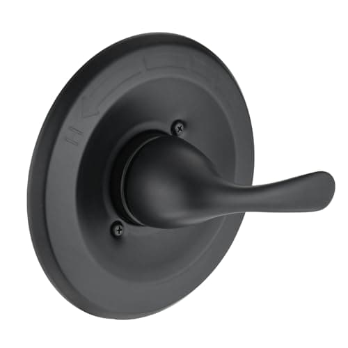 Ultrimkit Shower Trim Kit Compatible with Delta 1314 Series Shower Cover Plate with Handle Matte BlackValve Catridge Not Inclued