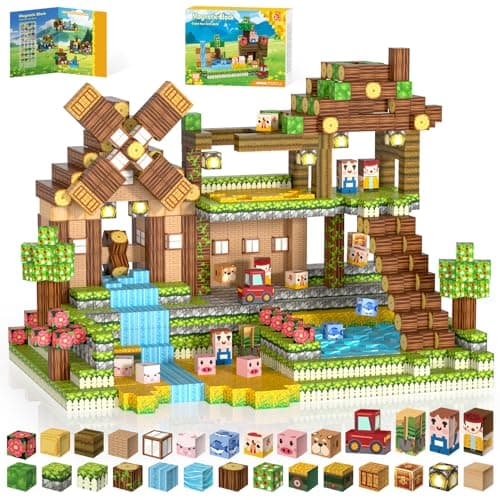 Kryzomat Magnetic Blocks 150PCS 08 Magnetic Building Blocks Magnet Cubes for Kids STEM Sensory Toys for Toddlers Boys Girls Ages 312 Years Old Christmas Birthday Gifts