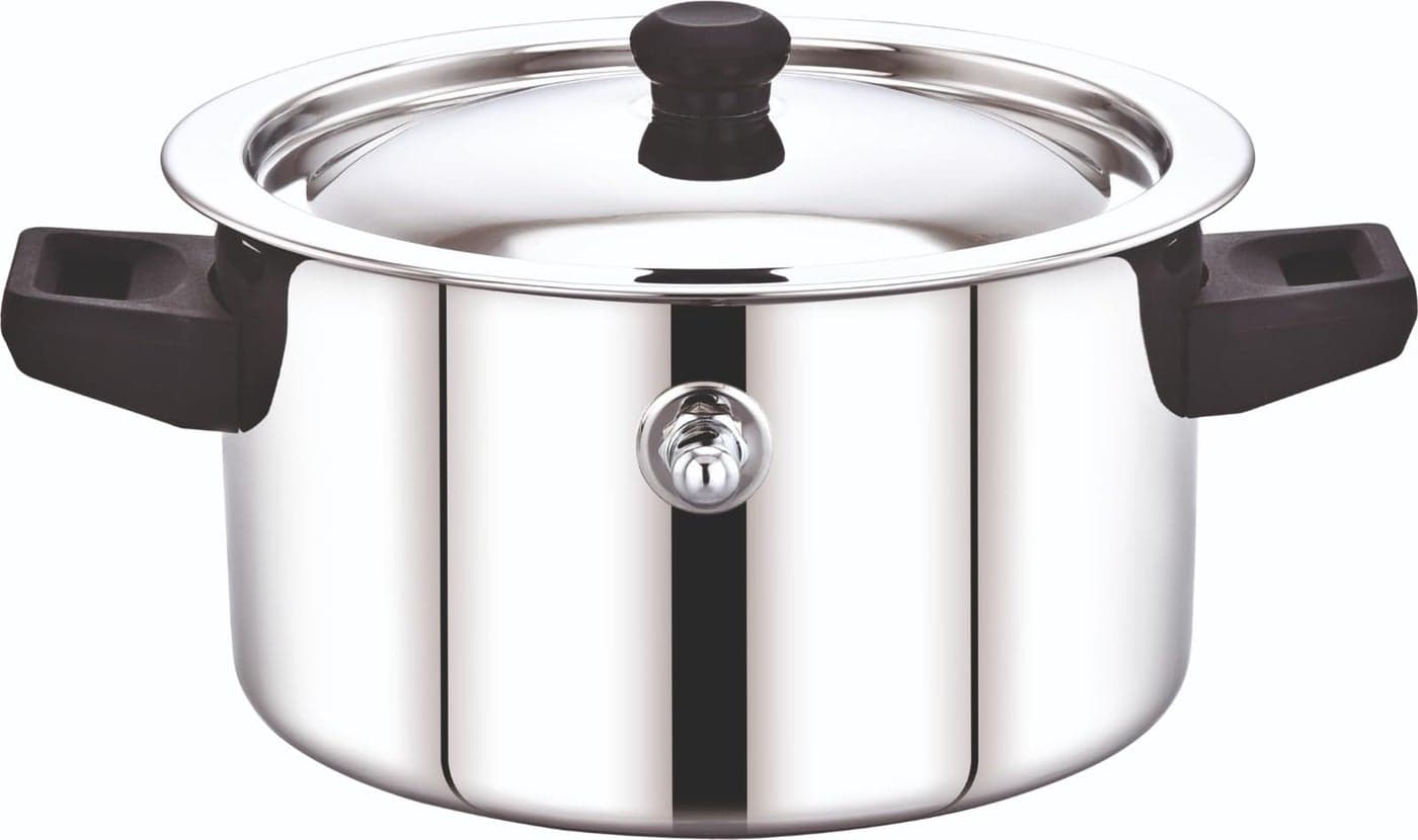 Coconut Stainless Steel Classic Flat Milk Boiler (1 Litre)