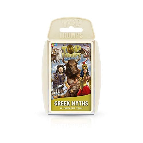 Top Trumps Card Game Greek Mythology Family Games for Kids and Adults Learning Games Kids Card Games for 2 Players and More Kid War Games Card Wars for 6 Plus Kids
