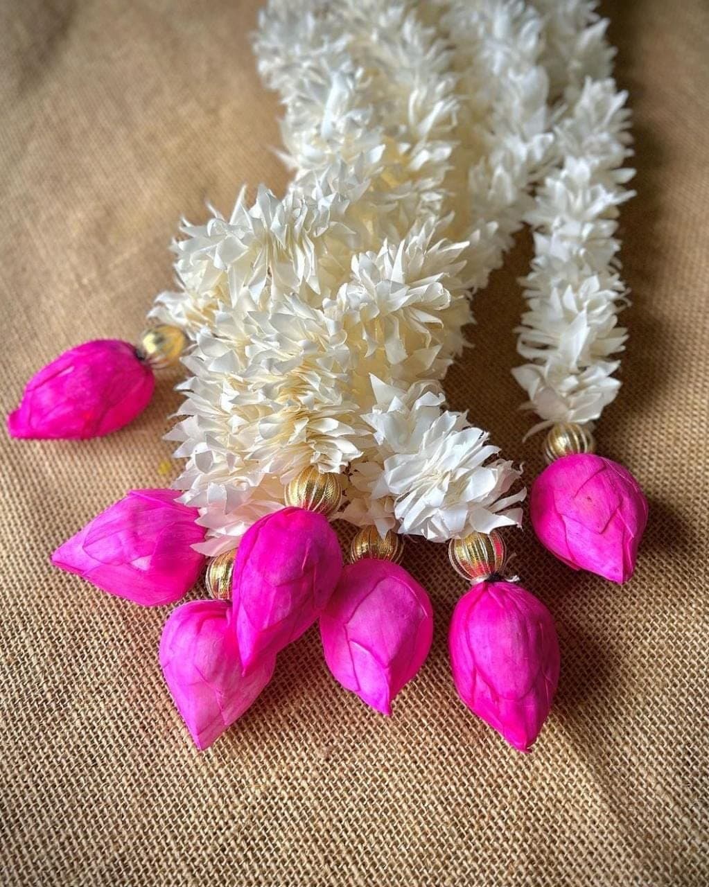 Sellplus Handmade Wall Hanging Paper Gajra with Lotus Buds Decoration Item for Home Dcor Diwali Festival Navratri Wedding