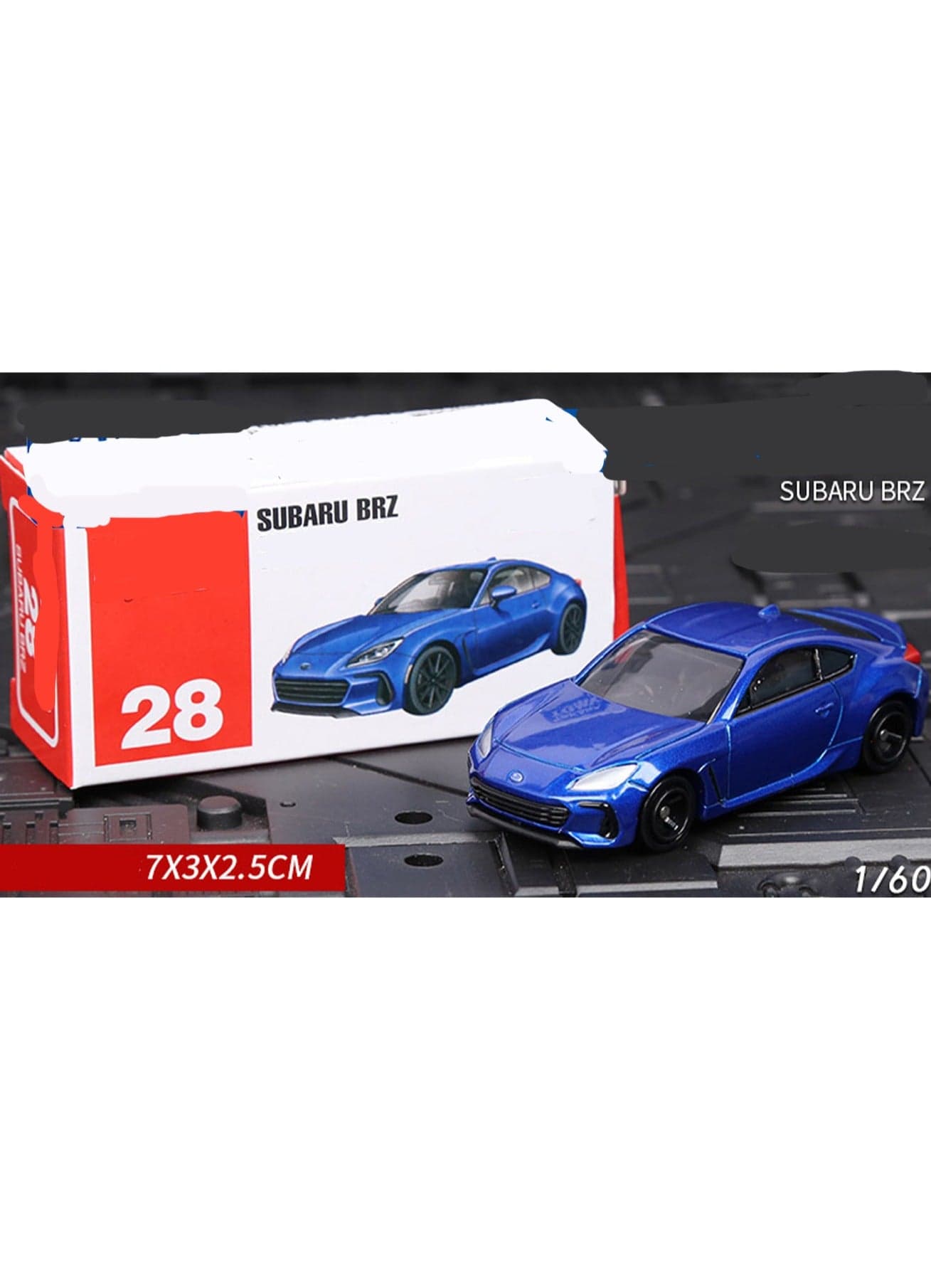 1:60 Subaru Sports Car Simulation Model