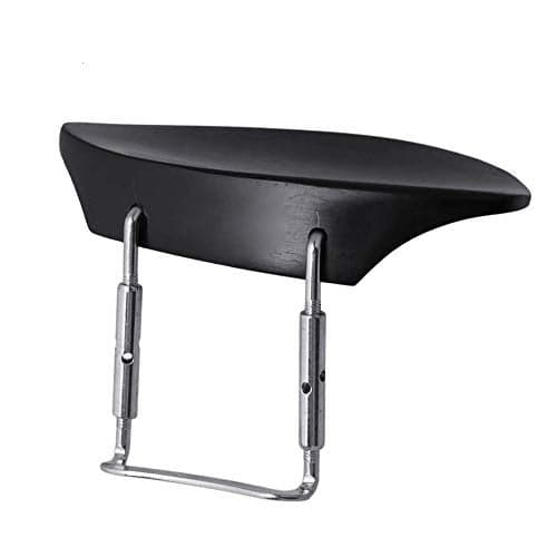 Jiayouy Violin Ebony Chin Rest with Standard Bracket for 4/4 Violin