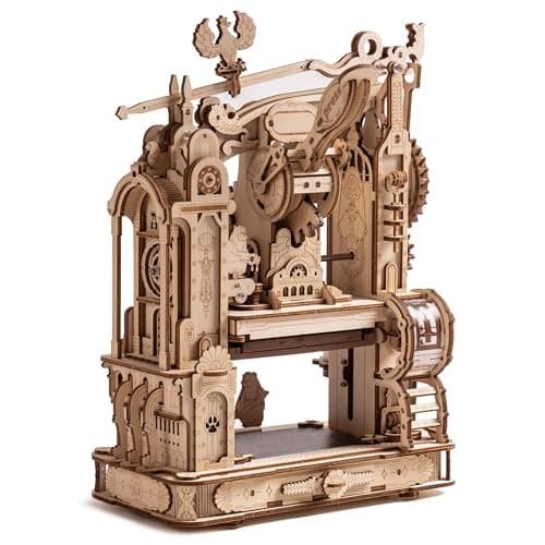 3D Puzzles for Adults Wooden Puzzles for Adults Classic Printing Press Building Kits Wood Puzzles