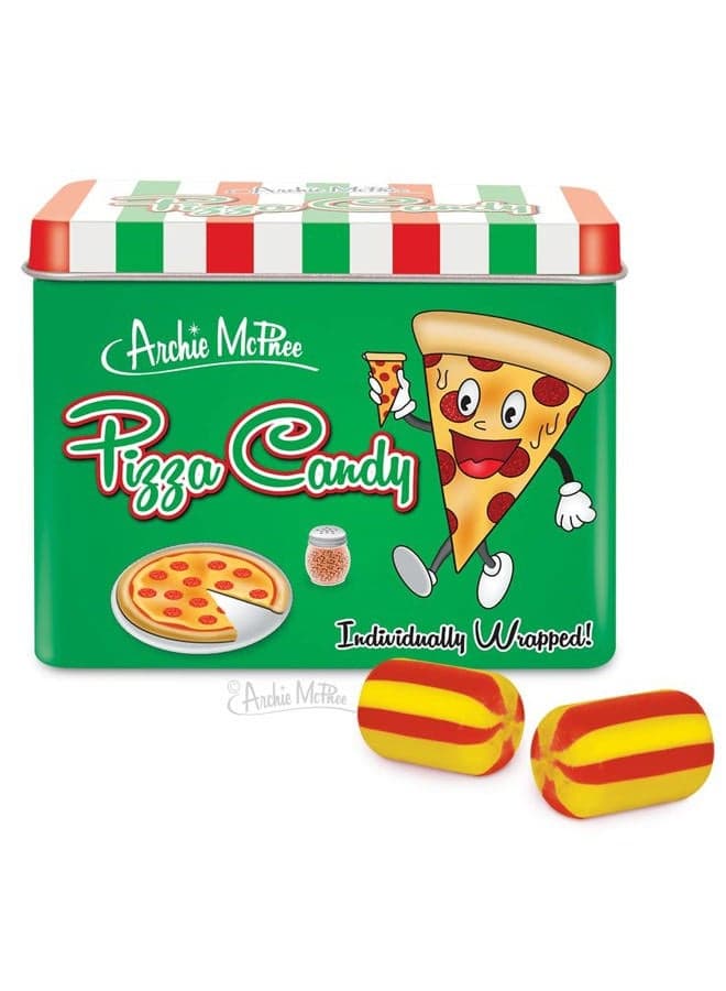 Pizza Flavored Candy in 2.5 oz Collectible Tin!