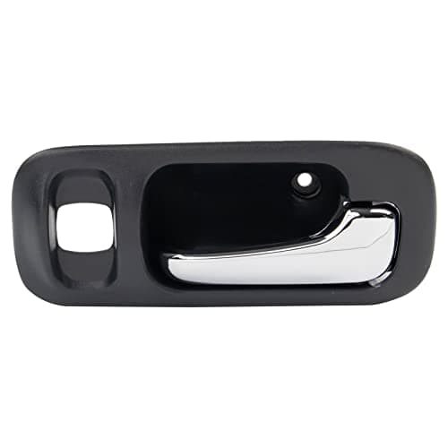 TRQ Passenger Side Interior Door Handle Chrome Dark Gray Compatible with 19972001 Honda CRV