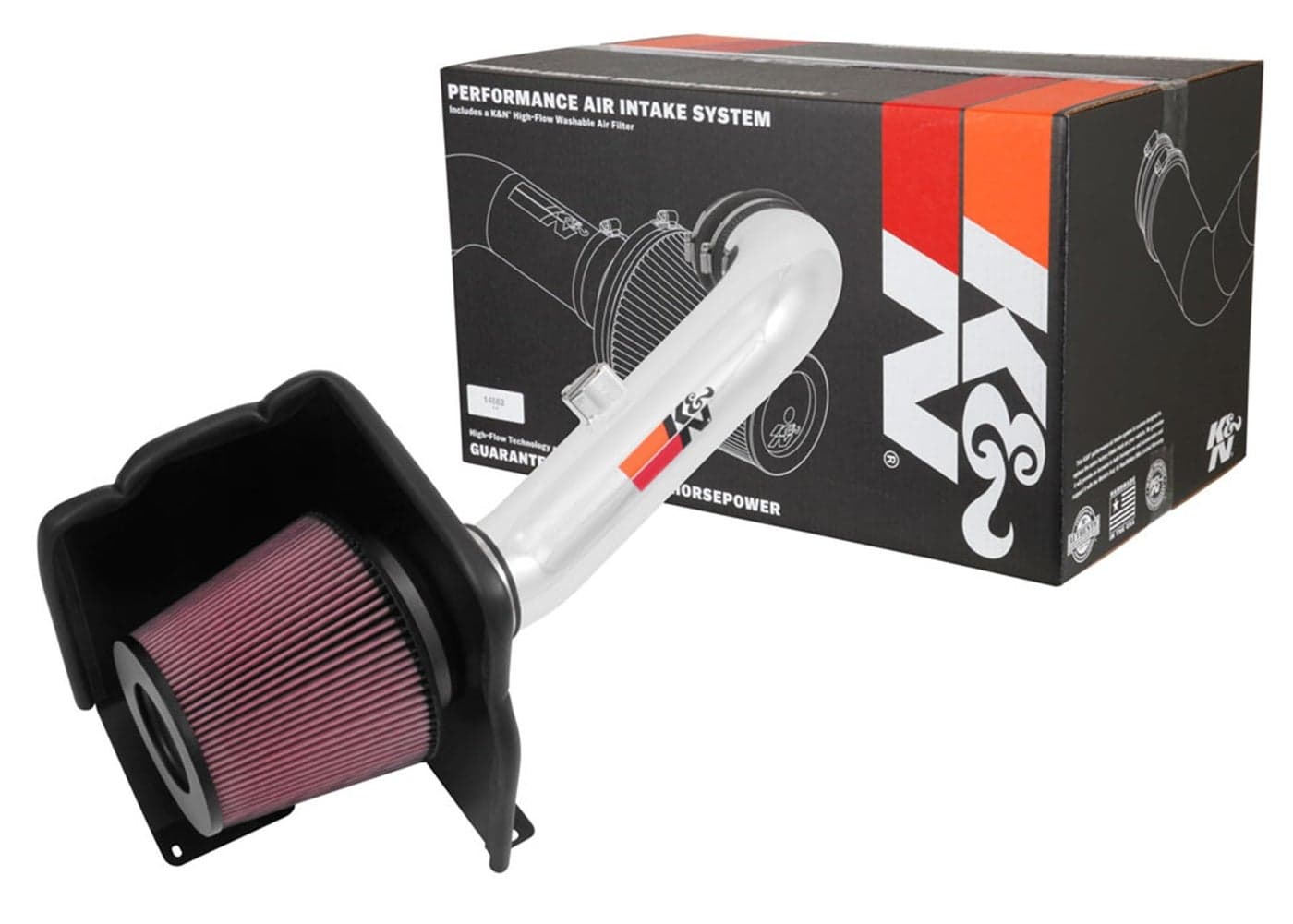 KN Cold Air Intake System HighFlow Air Filter Increase Performance Towing Compatible with 20172019 ChervoletGMC Silverado Sierra 773101KP