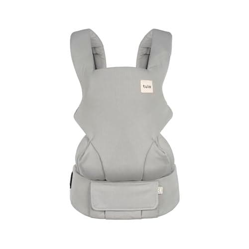Baby Tula Explore Carriers - Breathable Baby Carrier Newborn to Toddler - Adjustable Toddler Carrier - Multiple Ergonomic Positions Front and Back - Ergonomic Fit for 7-45 lb - Mesh, Overcast