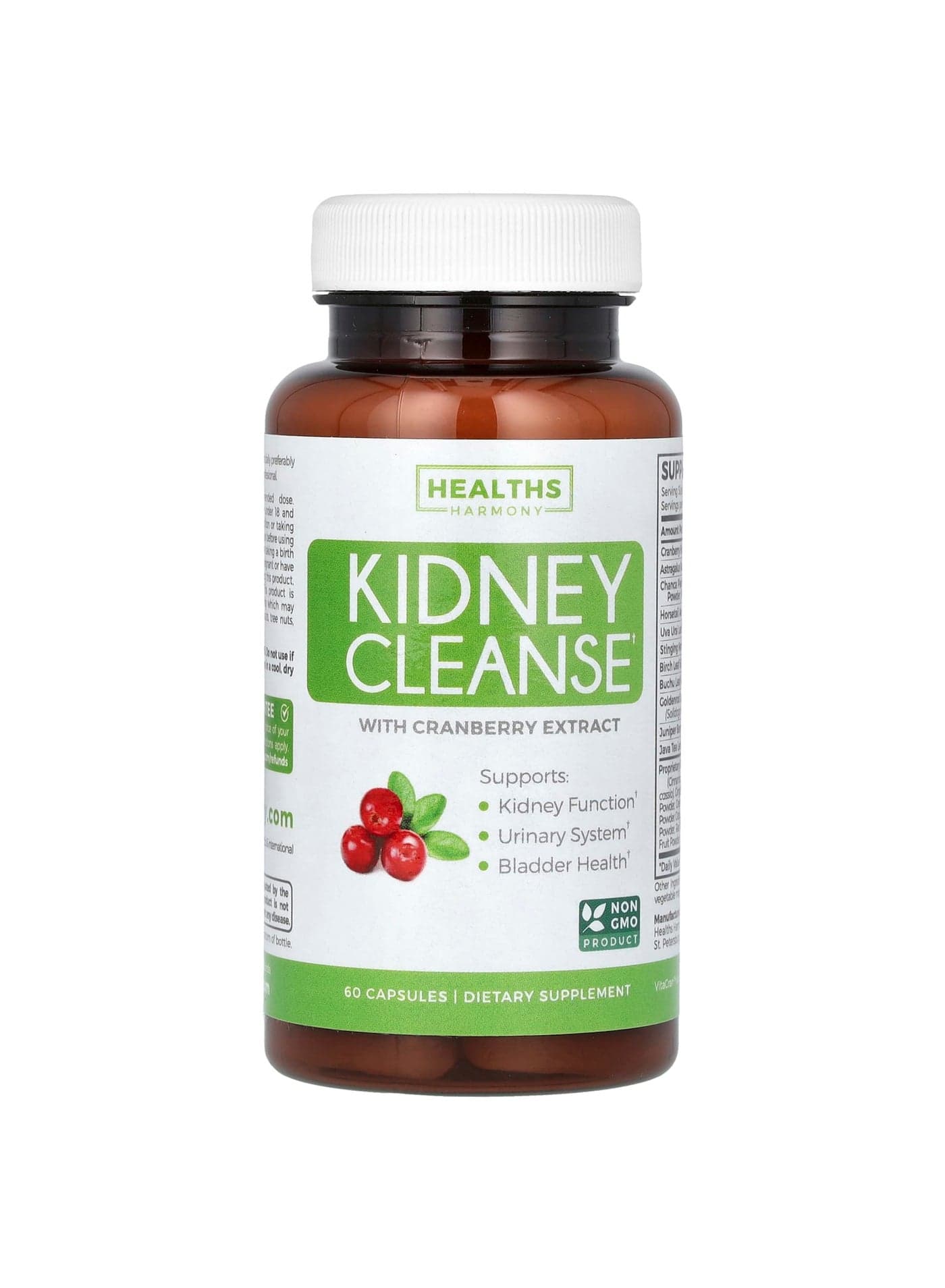 Kidney Cleanse With Cranberry Extract, 60 Capsules