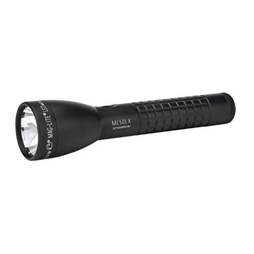 Maglite ML50LX 2-Cell C LED Flashlight, Adjustable Beam, Water-Resistant, Multiple Light Modes, Long Runtime, Tactical-Style Grip – Black