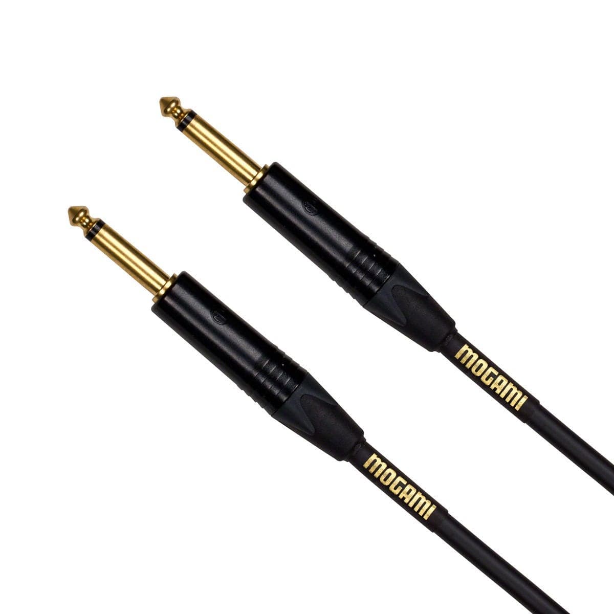 Mogami Gold INSTRUMENT-18 Guitar Instrument Cable, 1/4" TS Male Plugs, Gold Contacts, Straight Connectors, 18 Foot