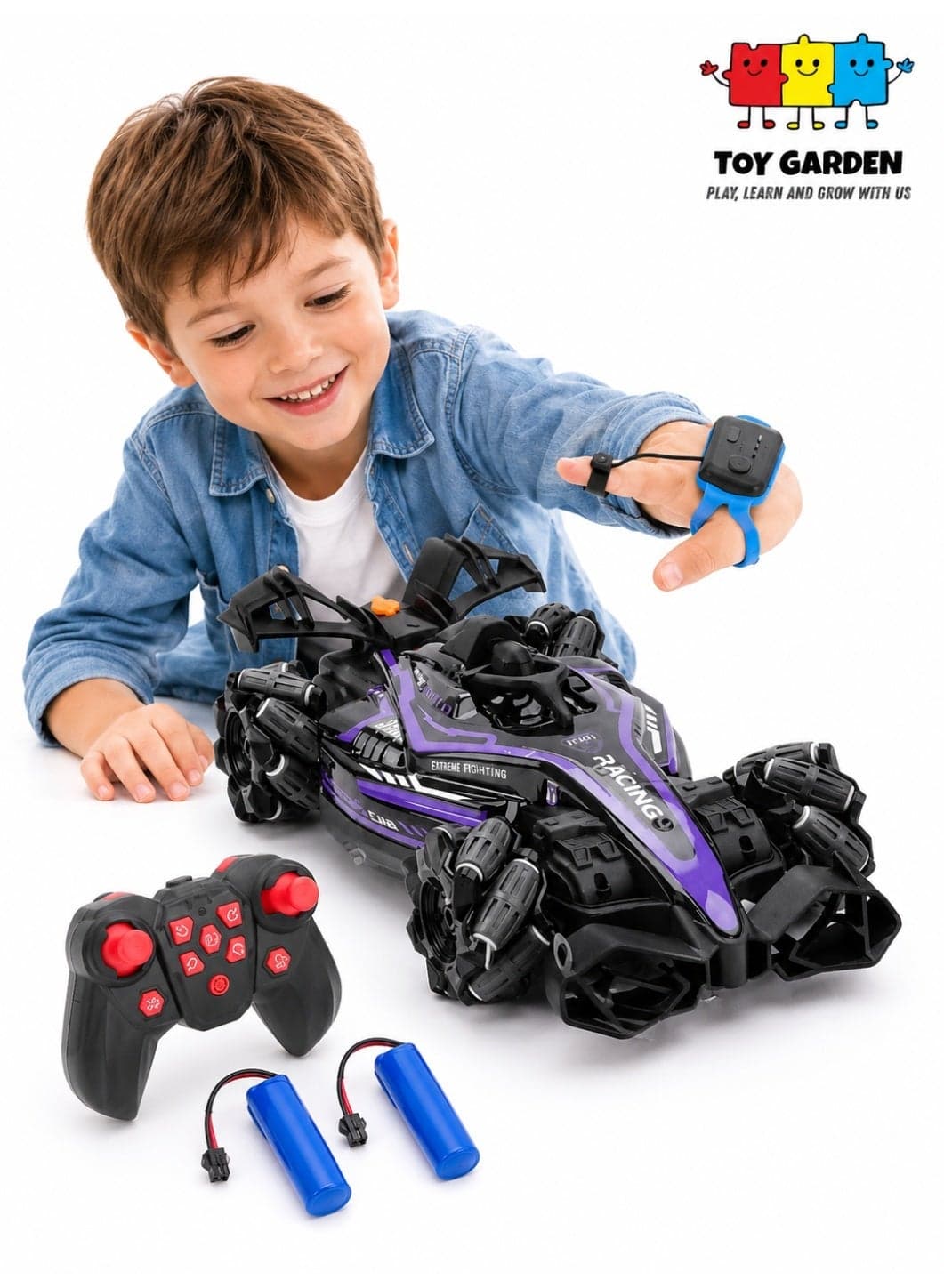 RC drift car, Spray Car Toy – Remote Control Stunt Car with Lights, Music, Drift, 360° Spin & Spray Effects | Gift for Kids Boys & Girls