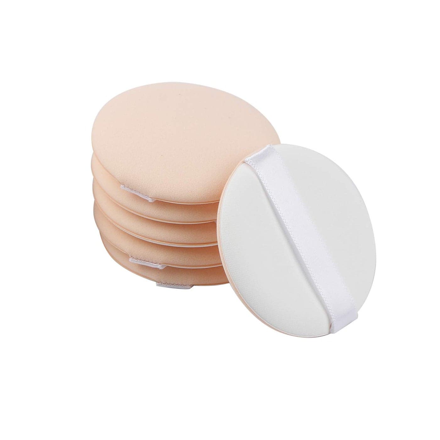 WWYICHEN 22 Inch 6 Pieces Small Makeup Foundation Sponge Air Cushion Powder Puff for Applying BB Cream Liquid Cream Shading Loose Powder Beige