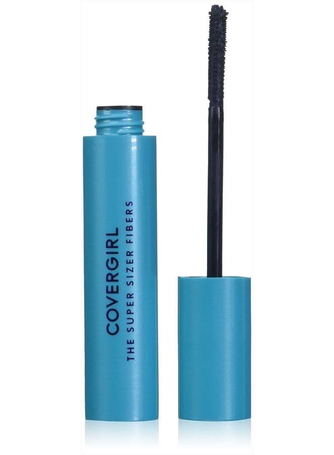 The Super Sizer Fibers Mascara, Very Black 800 - 0.4 Oz