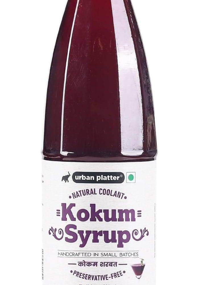 Urban Platter Kokum Syrup - 700ml Natural Coolant for Refreshing Drinks