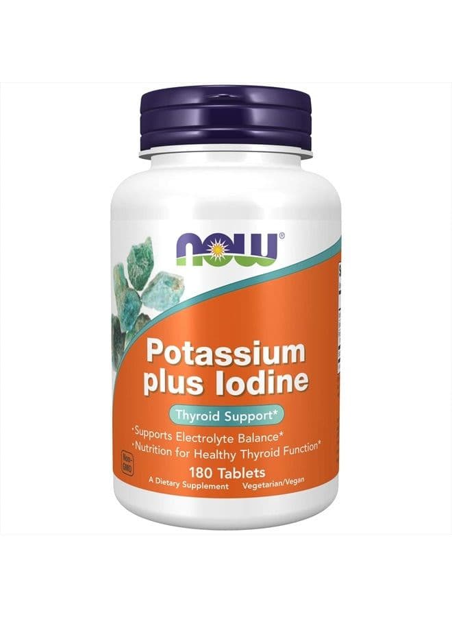 Foods Potassium Plus Iodine, 180 Tablets