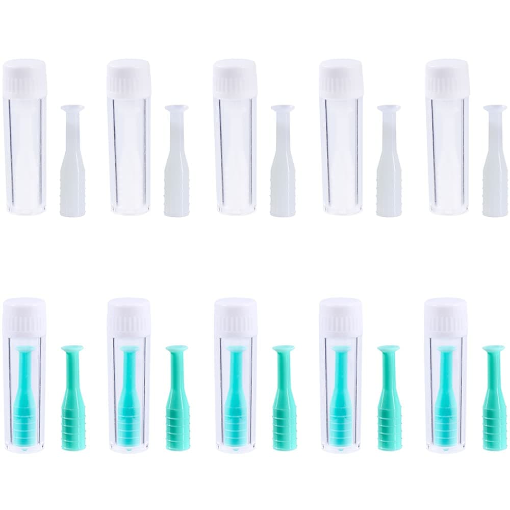 iGeyzoe 10 Pack Hard Contact Lens Remover RGP Plunger Contact Plunger Inserter For Hard Contact Lens RGP Lens