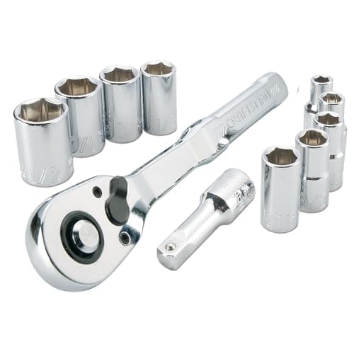 CRAFTSMAN Mechanics Tool Set, SAE, 1/4 Inch Drive, 11 Piece (CMMT34870)
