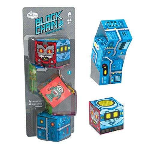 ThinkFun Blockchain Robots STEM Toy and Logic Game for Boys and Girls Age 8 and Up The Addictive Brainteaser Puzzle