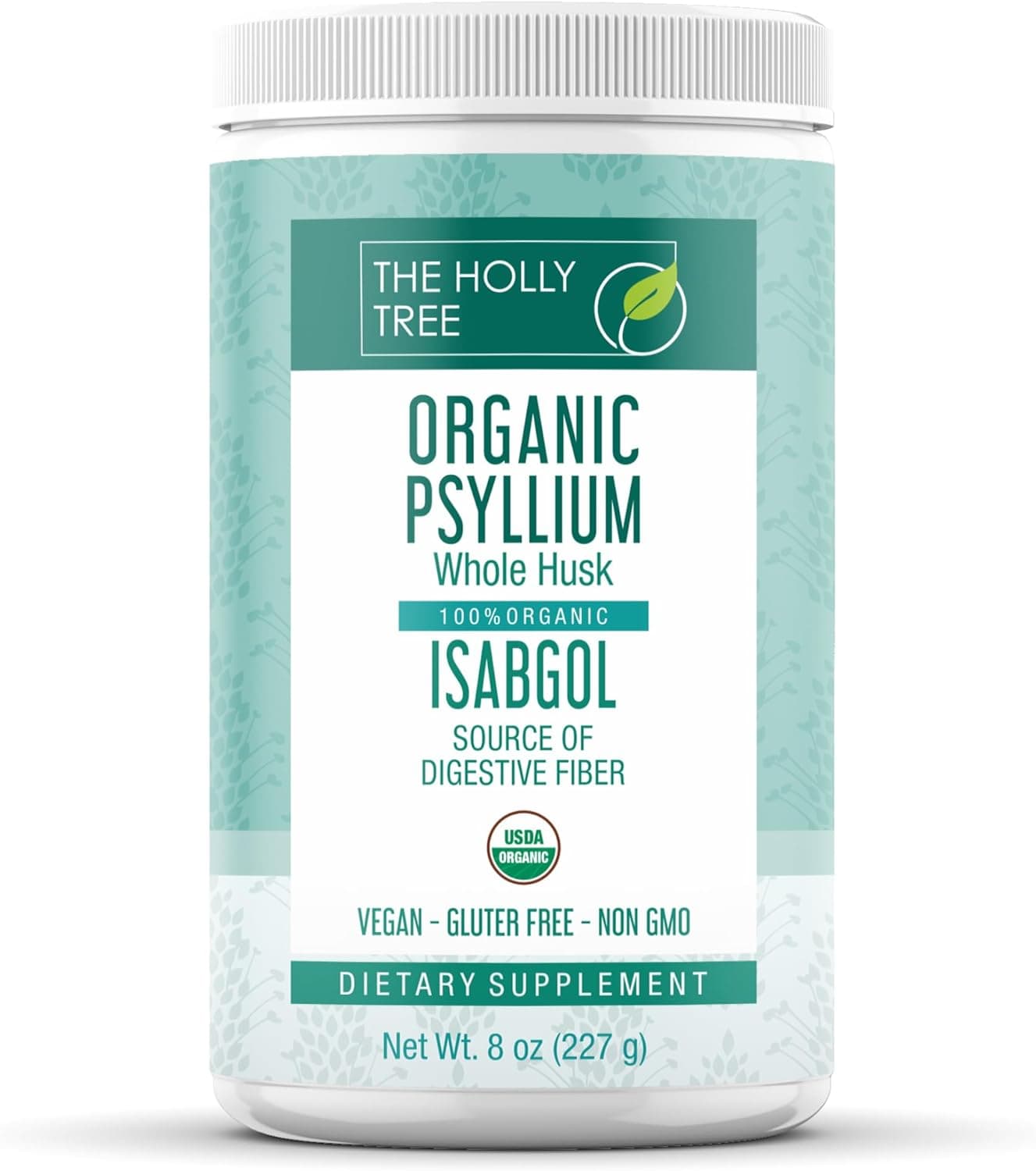 Psyllium Husk Powder Organic 8 oz Isabgol Whole Psyllium Husk Fiber for Digestive Health Regularity GlutenFree USDA Organic Kosher Organic Psyllium Husk Supplement