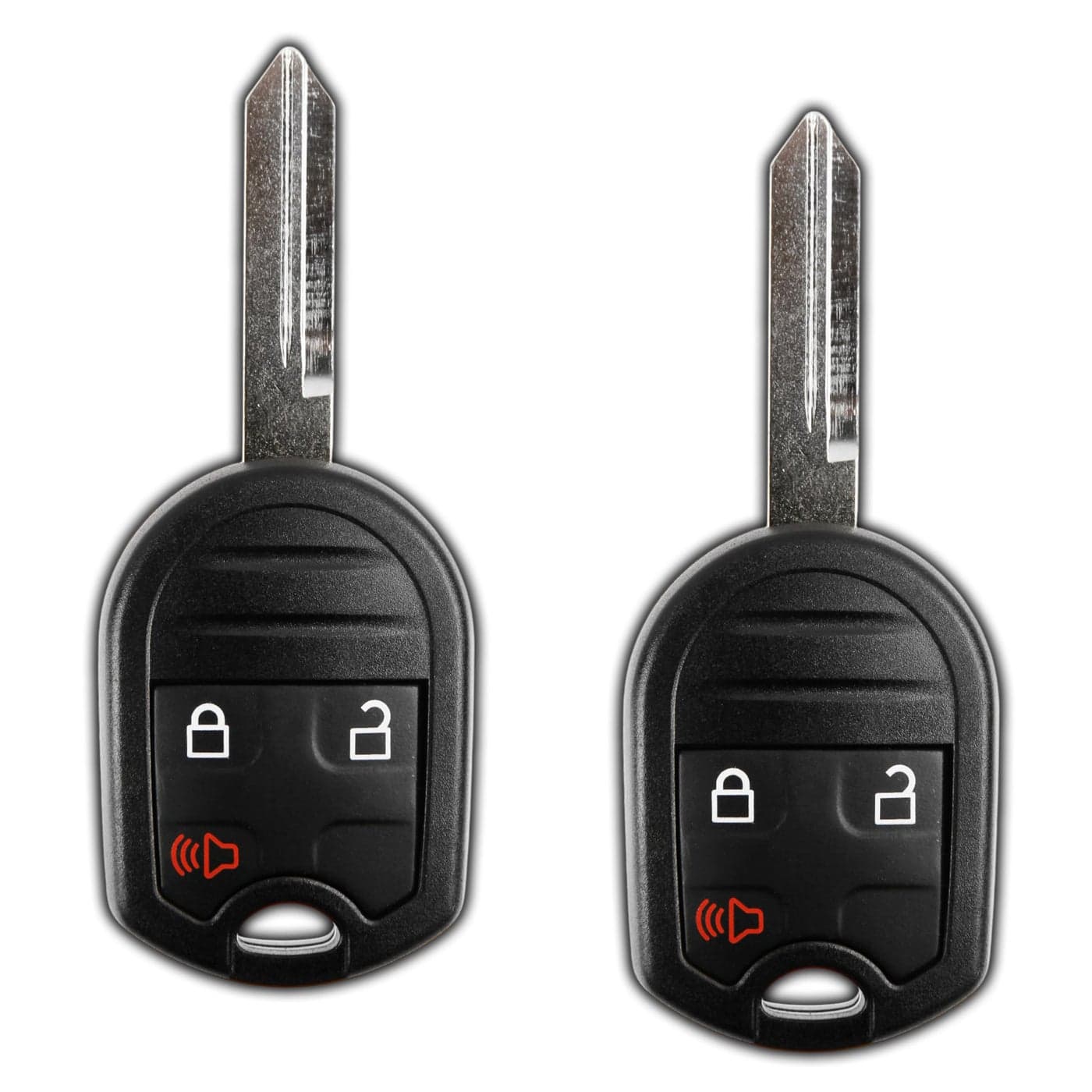 2X KeylessOption Key Fob for 2001 2002 2003 2004 2005 2006 2007 2008 2009 2010 2011 2012 2013 2014 2015 2016 2017 2018 Ford Lincoln Mercury Remote 3Button CWTWB1U793 Programming Guide Included