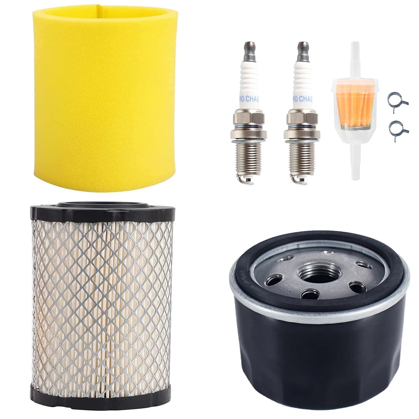 Z335E Z345R Air Filter Oil Filter Tune Up Kit for John Deer Z355E Z345M Z355R Z225 Z355E E120 Z235 Z335 Z345 Z355 LT150 46 48 Mower w 175hp 195hp 20hp 21hp Engine