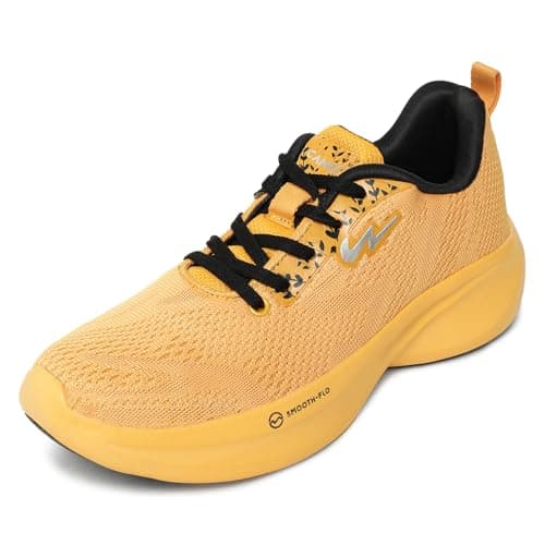Campus Women's DORSY Sneakers L.ORG/BLK - 7UK/India