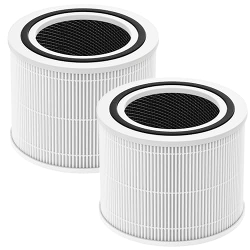 2 Pack Core 300 Replacement Filter for LEVOIT Core 300 and Core 300S Air Purifier, 3-in-1 Core 300 HEPA Filter Efficiency Activated Carbon Filtration System, Core 300-RF