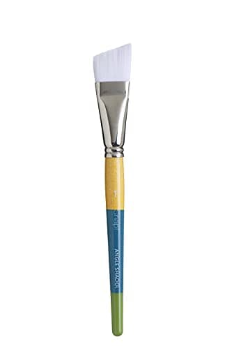 Princeton Snap! White Taklon Angled Paintbrush: 1 inch