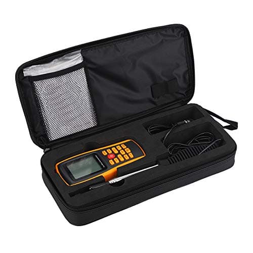 Salinr LCD Anemometer, Hot Wire Anemometer, Lcd Back Light Design, for Temperature Sensor Fishing Wire