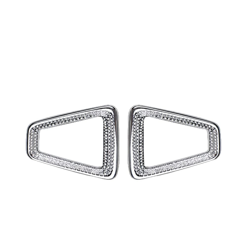 yboueo 2pcs Instrument Panel Air Conditioner Outlet Cover for Volvo S60 V60 20232020 XC60 20232018 XC90 20232015 S90 V90 Car Interior Bling Accessories Rhinestone Decals