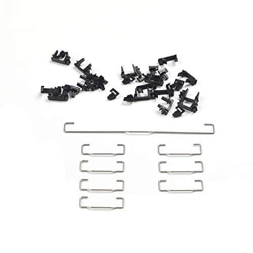 Costar Style Plate-Mounted Costar Stabilizers Balancing Pole Raised Wire 6.25u 2u for MX Mechanical Keyboard Filco (Kit 2 for 96 104 Keyboard)