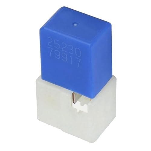 QGQZIQG 4 Pin Relay 25230-79917 for Nissan Titan Versa Xterra Infiniti, 2004-2015; Pathfinder, 2013-2020; Blue, 12V DC, 30A, Normally Open, Panel Mount, Automatic Operation